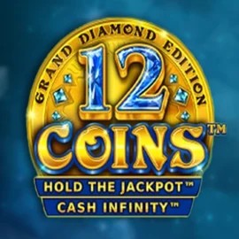 12 Coins Grand Diamond Edition by Wazdan, showcased at onlyspinskasyno.com – game logo