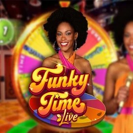 Funky Time slot visual from Evolution available on onlyspinskasyno.com