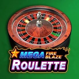 Mega Fire Blaze Roulette logo by Playtech at OnlySpins Casino