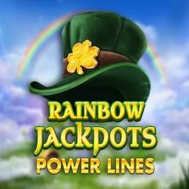Rainbow Jackpots Power Lines logo – Jackpots by Red Tiger Gaming at OnlySpins Casino
