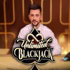 Unlimited Blackjack slot icon by Ezugi, available at OnlySpins Casino
